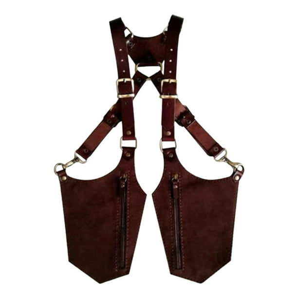 Bolso de hombro debajo del brazo con correas de hombro ajustables Bolsa de utilidad Marrón