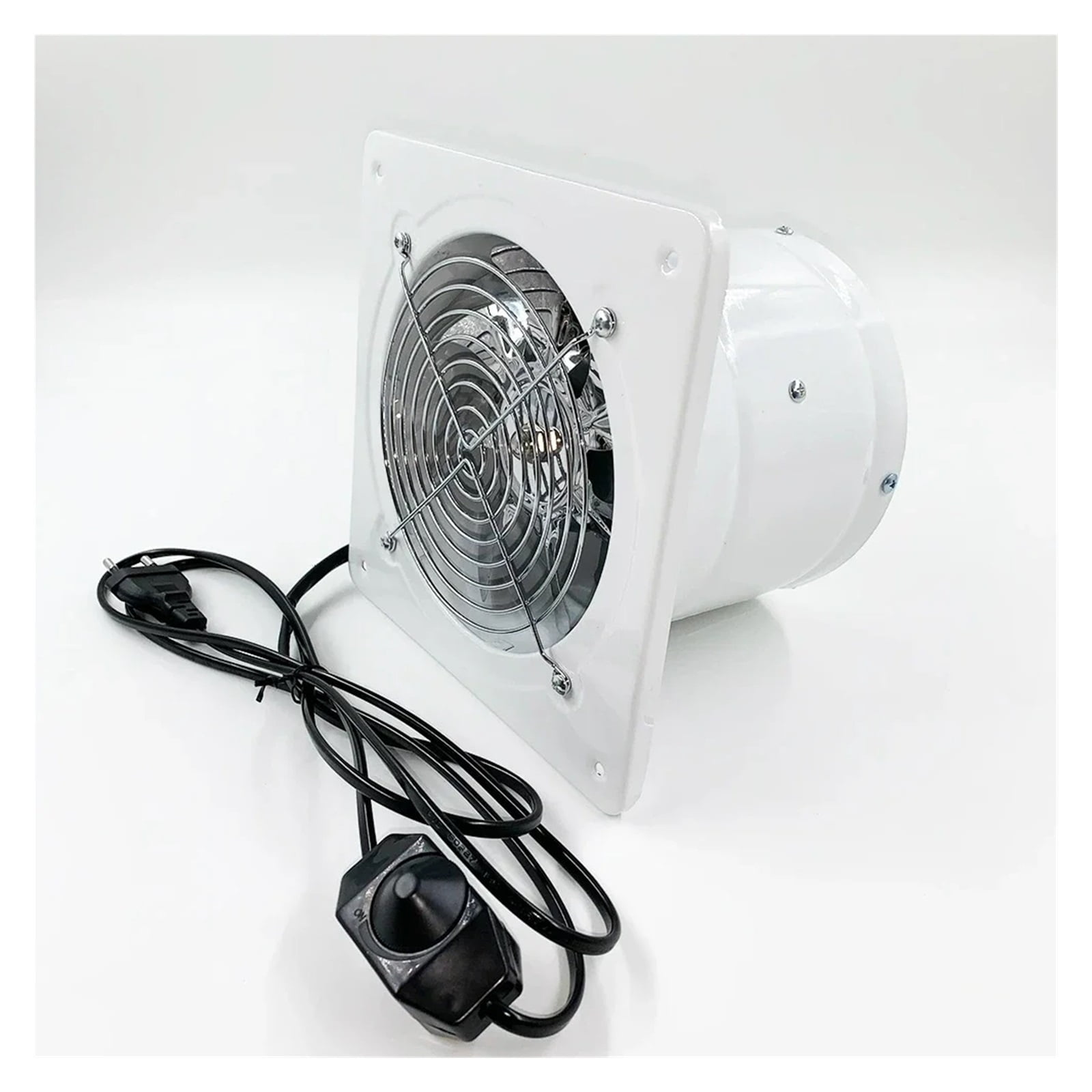 6 Inch Duct Exhaust Pipe Fan For Bathroom Toilet Air Ventilation Speed Adjustable