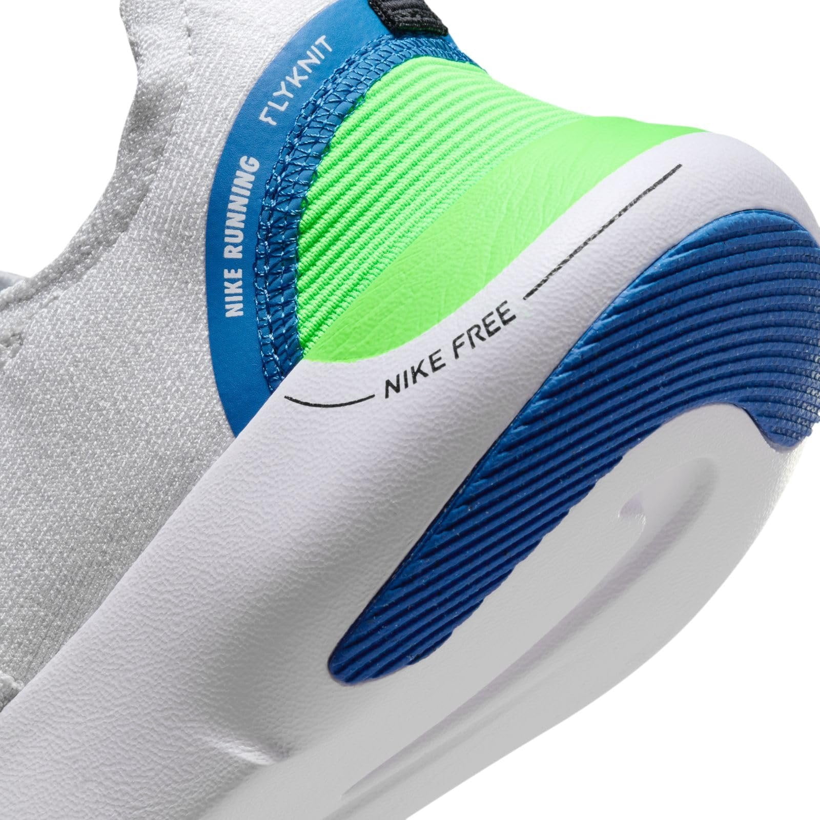 Nike Free RN FK Next Nature Mens Running Trainers FB1276 Sneakers Shoes UK 9 US 10 EU 44, White Black Platinum Tint 104