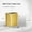 Gold, variant on Small Bathroom Trash Can 2.1 Gallon Wastebasket, Modern Metal Garbage Can Office Waste Basket, Silver Stainless Steel Trash Bin for Bedroom, Home Office, Toilet, rv, Near Desk, Under Sink.