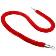 Lanyards Rope Queue with Hooks Barrier for Crowd Control Velour Stanchion Concierge Pole