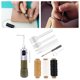 thumbnail image 5 of Kit profesional de costura con punzón y 3 hilos encerados de colores para lona de vela Grano de madera antiguo, 5 of 8