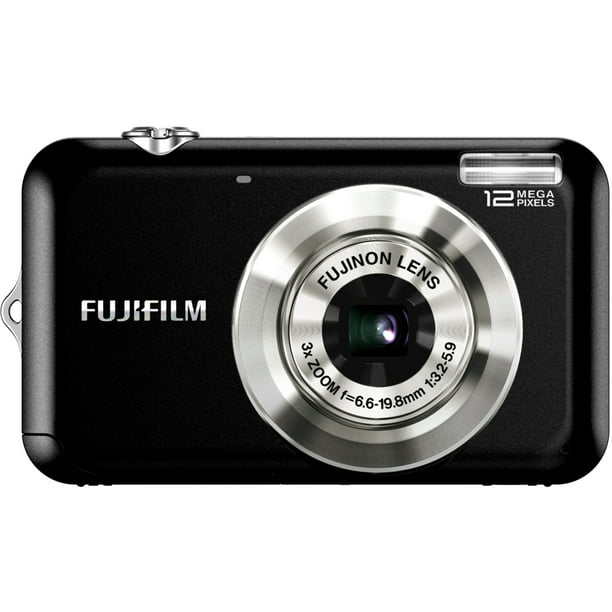 aangrenzend ophouden geschenk Fujifilm FinePix JV100 12.2 Megapixel Compact Camera, Black - Walmart.com