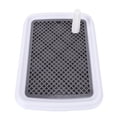 thumbnail image 1 of Dog Potty Tray, Rugged Plastic High Fence Smart Design to Control Odors Pee Pad Holder 45x33cm Easy to Clean Pet Toilet Training Tray for Small Dogs and Puppies, 1 of 7