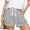 *Black, variant on ClodeEU Women's Striped Elastic Waist Drawstring Shorts,Casual Loose Shorts with Pockets Black,Women's Plus L