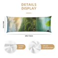 thumbnail image 2 of Naloa Lake Forest Dinosaur Super Soft 20x60 Body Pillow Case,Long Side Hidden Zipper（PILLOWS ARE NOT INCLUDED）, 2 of 6