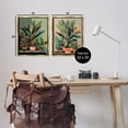 thumbnail image 3 of Stupell Industries Various House Plants Botanical & Floral Painting Gold Floater Framed Canvas Art Print Wall Art, 17 x 21, Set of 2, 3 of 9