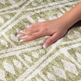 thumbnail image 3 of Addison Rugs Dream Shag Premium Machine Washable Transitional Tribal, Boho Olive Rectangle Rug, 5' x 7'6", 3 of 8