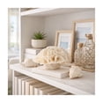 thumbnail image 3 of Petal Coral Figurine for Home Decor - Sculpture for Bathroom, Office, Room and Living Room Styling - Coastal Ornaments Resin Accent Piece for Shelf and Coffee Table Centerpiece - 4", Ivory & Tan, 3 of 11