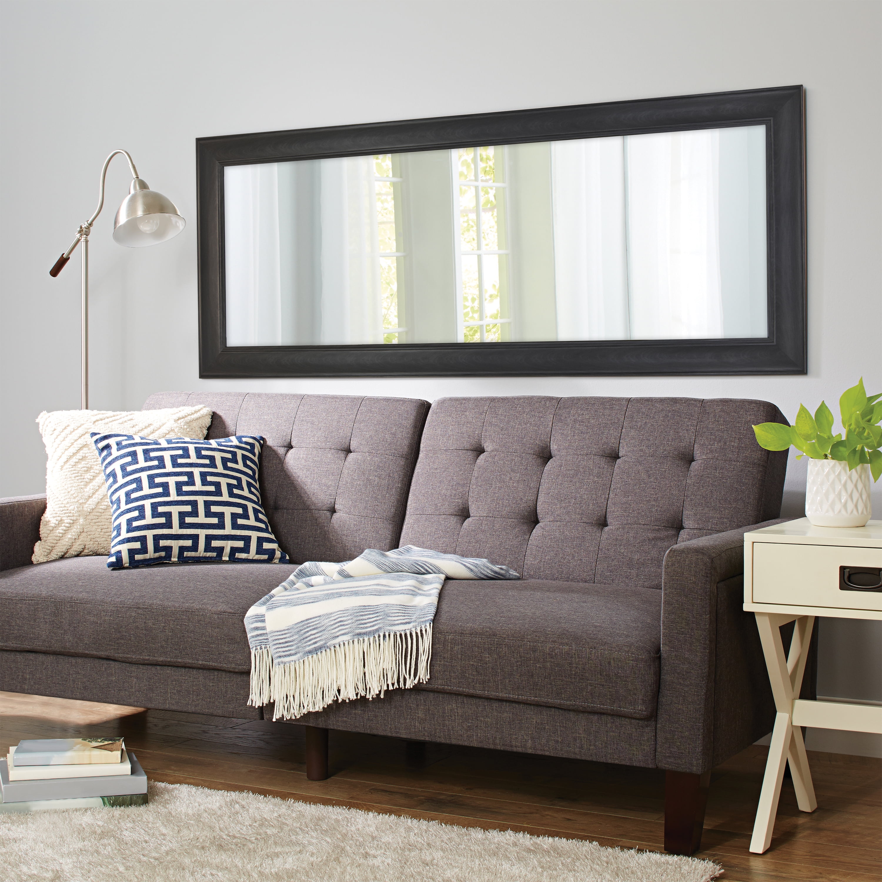 Better Homes & Gardens 27 x70 Inch Black Leaner Mirror