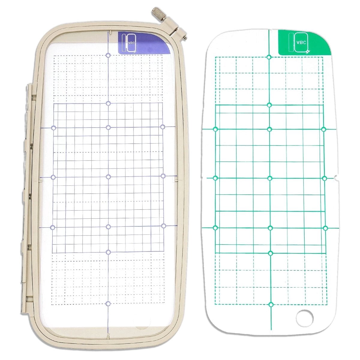 4pc Embroidery Hoop Set & Thread for Brother SE2000, PE900 & Other Models