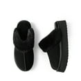 thumbnail image 6 of Dream Pairs Women's Waterproof Platform Slippers Genuine Suede Fuzzy Easy-Cozy Memory Foam Shoes for Indoor & Outdoor, 6 of 6