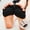 Black, variant on Women's Breathable Five Toe Separator Heelless Yoga Sandal Invisible Socks