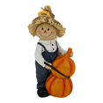 thumbnail image 1 of Decoración de espantapájaros Way to celebrate Harvest traje azul con calabaza 15 cm, 1 of 4