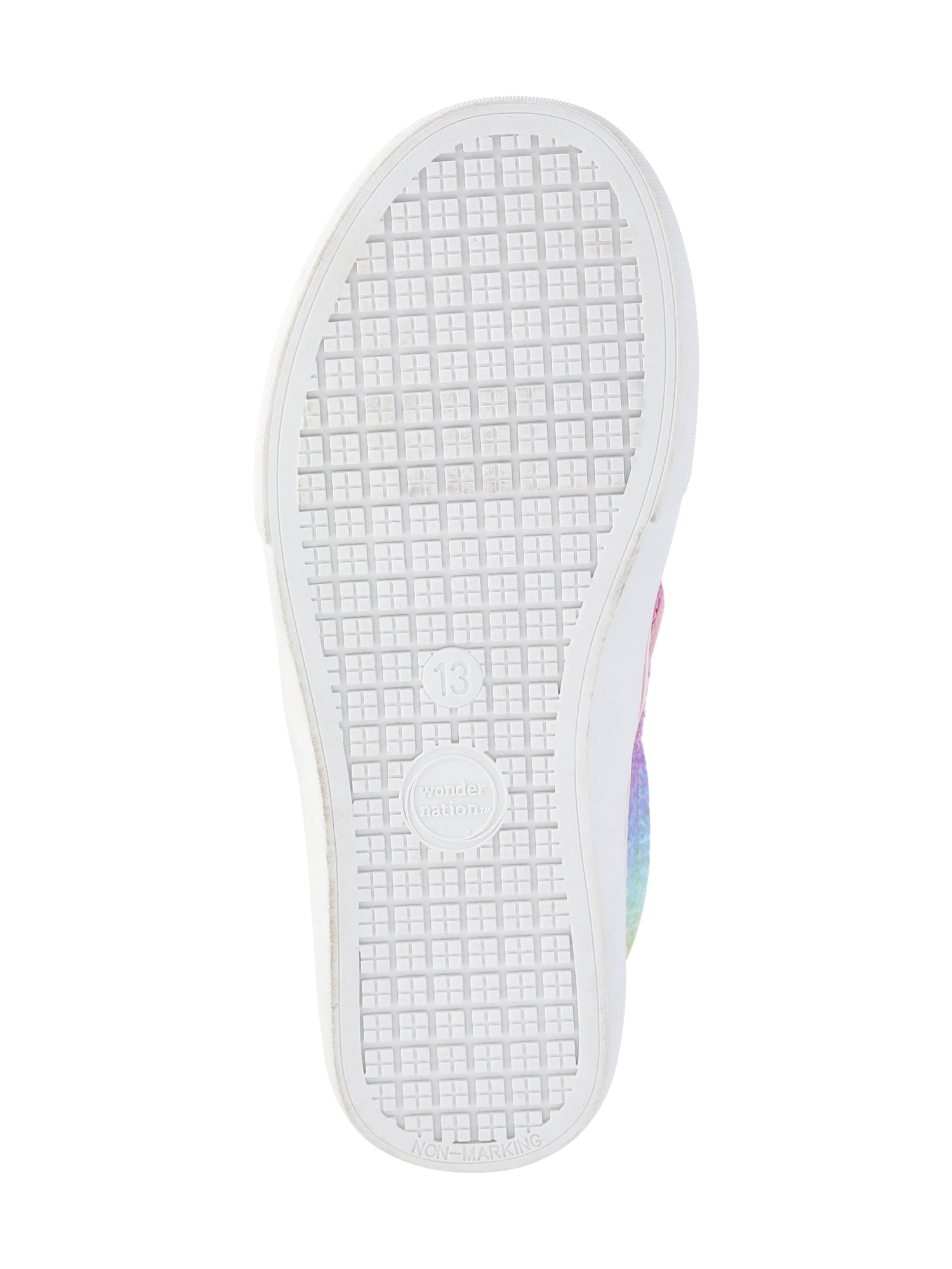 Wonder Nation Girls Slip On Sneakers