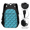 thumbnail image 3 of Lafuoo Seahorse Pattern USB Backpack, Multi-Pocket Laptop Backpack, Unisex Travel Backpack for Office, Work-One Size, 3 of 7