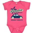 thumbnail image 3 of Inktastic Paradise Beach in Delray Beach with Palm Trees and Car Boys or Girls Baby Bodysuit, 3 of 5