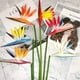 thumbnail image 5 of Pajarito de flores artificiales, ramo de flores artificiales de ave del paraíso de tacto real, flores falsas para decoración del hogar, jardín, boda, fiesta, 5 of 8