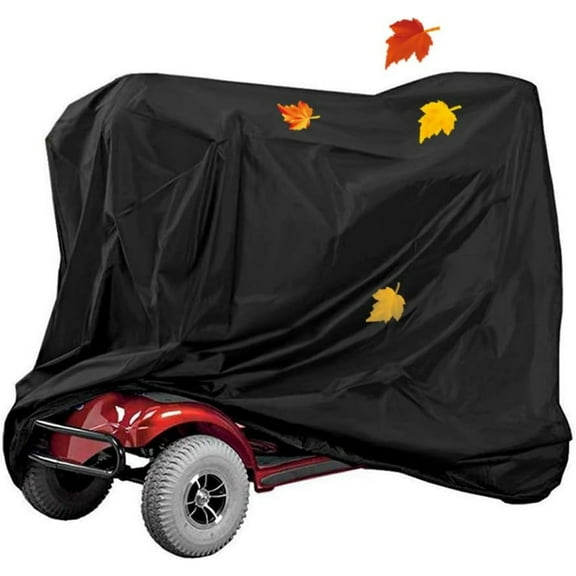 Waterproof Scooter Cover,74.8x28x46In Mobility Scooter Storage Cover,Polyester Wheelchair Storage Protector from Dust,Rain,Sun,Snow