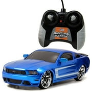 Jada Toys Big Time Muscle R/C 2012 Ford Mustang Boss 302, Blue