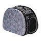 thumbnail image 1 of Transportín plegable para perros y gatos con asa, cremallera, ventana transparente y plegable, 1 of 8