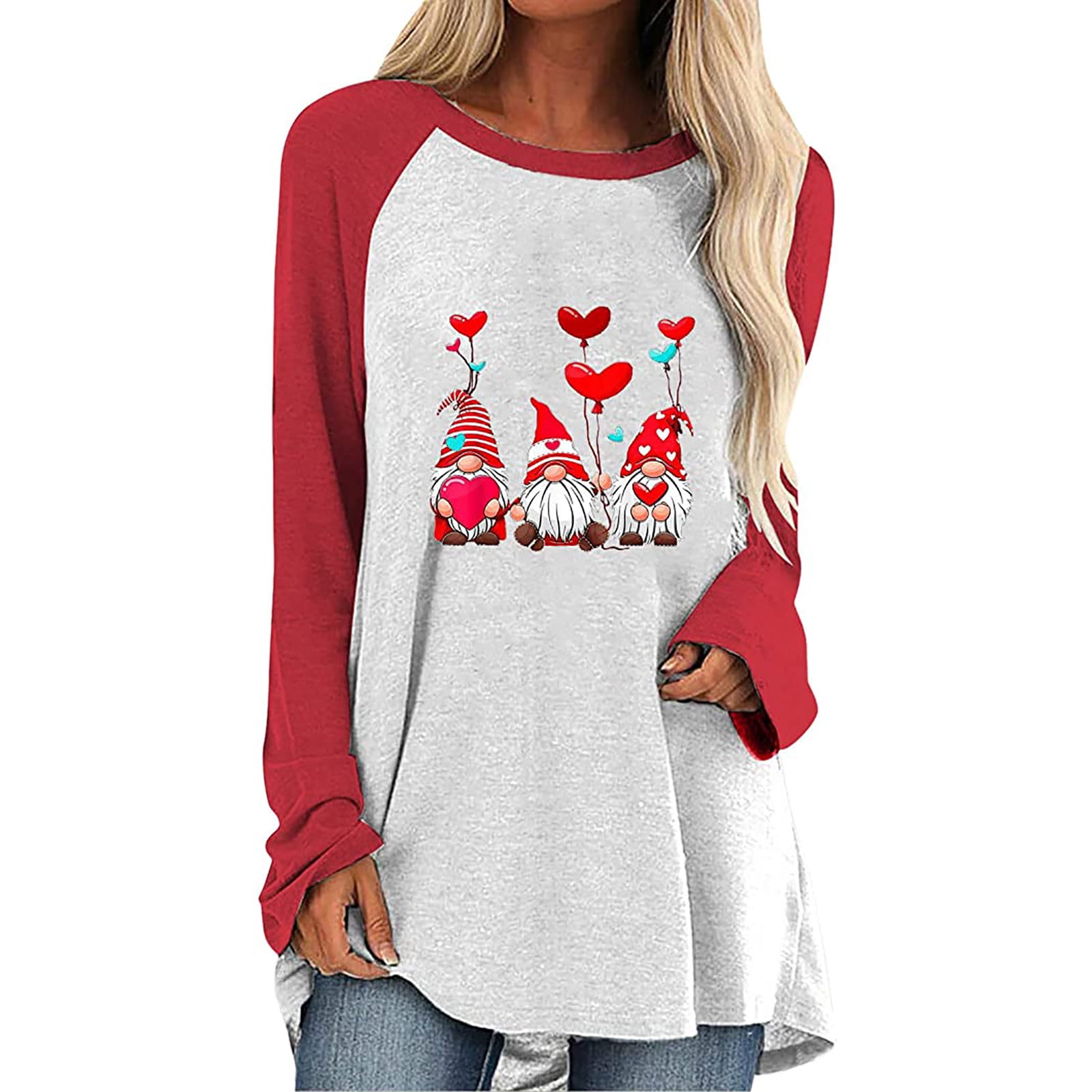 Women Crewneck Pullover Women's Valentine's Day Shirt Gift For