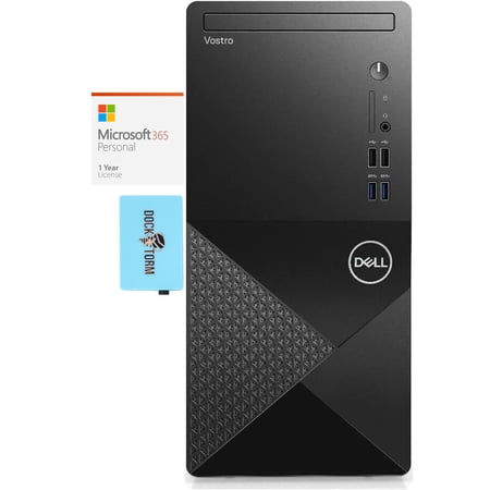 Dell Vostro 3888 Home/Business Desktop (Intel i5-10400 6-Core  Intel UHD 630  8GB RAM  512GB SATA SSD  Wifi  USB 3.2  Win 11 Pro) with Microsoft 365 Personal   Dockztorm Hub