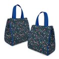 thumbnail image 2 of Pioneer Flower Floral Print Pattern Insulated Lunch Bag for Women & Adults,Large Portable Soft Cooler Lunch Bag,Thermal Food Storage Tote with Pearl Cotton,8.66L,8.75x5.75x9.5 Inch, 2 of 6