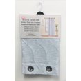 thumbnail image 2 of Jacquard Grommet Panel, 54x63 Inch, Grey, One Panel, 2 of 2