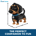 thumbnail image 5 of Block Center Dachshund 3D Puzzle 2,100 Pcs Mini Bricks Doxie Dog, Nano Blocks Set, 5 of 6