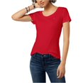 thumbnail image 1 of Camiseta básica con Logo Tommy Hilfiger para mujer rojo XXL, 1 of 1