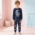 thumbnail image 4 of Toddler Baby Boy Outfit Sets Fall Winter Clothes 12 18 24 Month 3T 4T 5T 6T 7T 2PCS Long Sleeve Dinosaur T Shirts Tops Pants Outfits Clothes Set Kaprioy Pajamas Cotton Pjs Set Kids Dinosaur Sleepwear, 4 of 7