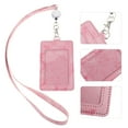 thumbnail image 3 of 1 Set ID Badge Holder Retractable ID Card Holder Hanging Badge Reel Water-resistant Card Cover, 3 of 8
