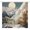 style-2, variant on Wolves in The Moonlight Shower Curtain Fabric Bathroom Decor with Hooks