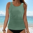 thumbnail image 2 of Ierhent Swim Tops Women Underwire Bikini Top - Push Up Swim Top Only Bra Padded Swimsuit Tops 2026 Bathing Suit Tops(Green,S), 2 of 6