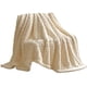 thumbnail image 2 of Manta de poliéster, manta de franela polar, cálida y suave, a rayas, para sofá y cama, acogedora manta de microfibra acanalada, decoración para sofá para todas las estaciones, regalos de cumpleaños pa, 2 of 6