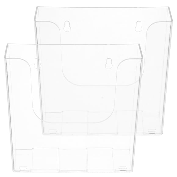 WASHWEPE 2Ud Soporte Acrílico Transparente Para Pared Ideal Para Organización De Documentos Y