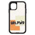 thumbnail image 1 of DistinctInk Custom SKIN / DECAL compatible with OtterBox Defender for iPhone 11 Pro (5.8" Screen) - Girl Power - GRL PWR - Crown, Polka Dots, 1 of 5
