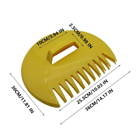 Eoozwa Leaf Scoops Hand Rakes - Lightweight, Garden and Yard Leaf Scoops Hand Rakes, Durable Grabber Tool for Scooping Up Leaves, Spreading Mulch, Gardening