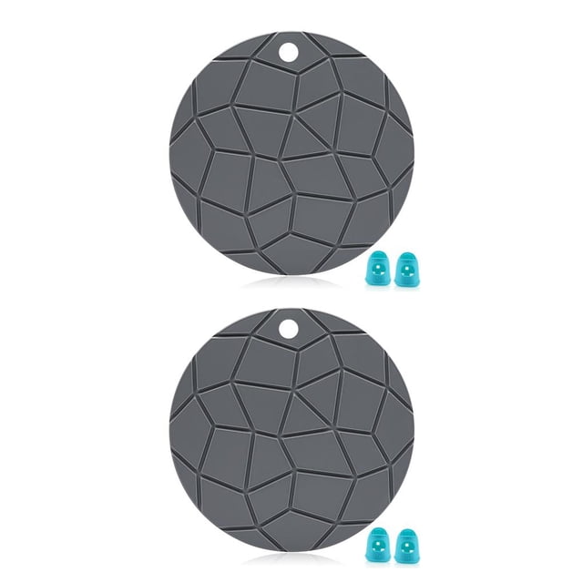 Billuyoard Alfombrilla de bolígrafo de impresión 3D, almohadilla de diseño de pintura resistente al calor de silicona, Protector de mesa, tablero de gris 2piezas Billuyoard CBP192598