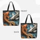 thumbnail image 2 of Easygdp Colorful Koi Fish Art Bolsa Tote para Mujer, Bolso de Hombro para Trabajo, Playa, Viajes, Compras y Supermercado, 2 of 7