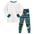 thumbnail image 5 of NIEWTR Toddler Boy Girl Christmas Set Outfit Long Sleeve Sweatshirts Pants Clothes Set Pullover Tops Jogger Pants for 0 6 12 18 24 M 1t 2t 3t 4t 5t 6t(2-3 Years,Navy), 5 of 8