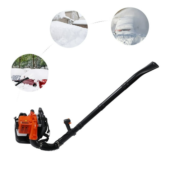 1.25KW Backpack Leaf Blower, Gas Powered Leaf Blower, 2 Stroke Backpack Blower 7000r/min 42.7CC Plastic
