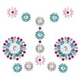 thumbnail image 1 of 1 Sheet Body Gem Removable Rhinestone Body Jewel Tattoo Face Gem Jewel Sticker, 1 of 8
