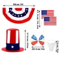 thumbnail image 3 of Ainf Skeleton For Independence Day Patriotic Party Halloween Themed Centerpieces And Home, 3 of 9