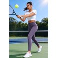 thumbnail image 5 of Cadmus Butt Lifting No Front Seam Workout Leggings for Women Tummy Control High Waist Seamless Pilates, Casual, Gym, Running, 5 of 8