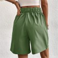 thumbnail image 5 of Sngxgn Short for Women, Knit Quick Walking Short with Pockets for Everyday Wear, Workouts, Hiking(Green,M), 5 of 6
