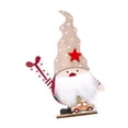 thumbnail image 4 of Adorno de Gnomo de madera de Navidad Macarena estatua de Papá Noel 13x4x18cm, 4 of 8