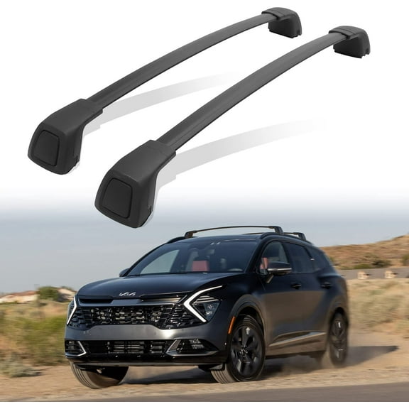 Upgraded Lockable Cross Bar Fit for 2023 KIA Sportage SX & SX Prestige Anti-Theft Roof Rack Rail Crossbars Luggage Rack Cargo Bar
