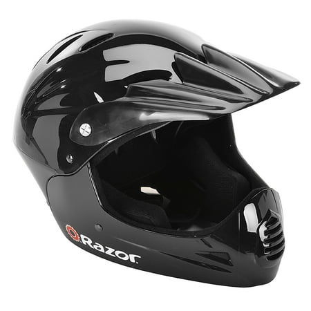 Razor Youth, Full Face Multi-Sport Helmet, Glossy Black, For Ages (Best Rated Youth Football Helmets)